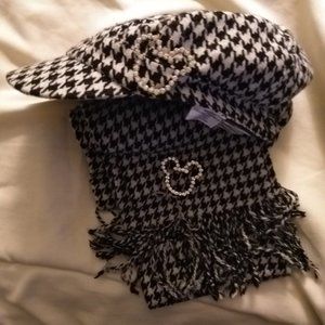 Authentic Disney Cap and Scarf set *NWOT*